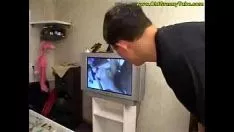 Play She catches her son when she watches Xxx movies and she gets rid of him