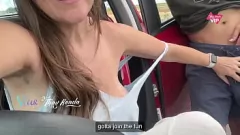 Reproduzir Public Milf Orgy: Sexo ao ar livre com carros passando - Orgasmo real e buceta cremosa