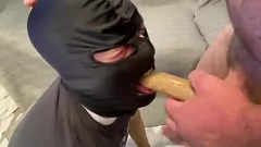 Play Sloppy Deepthroat Blowjob: Cumslut Swallows Alpha Male's Nut